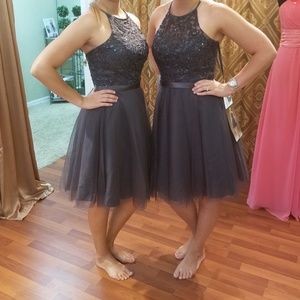 Bridesmaid dress.